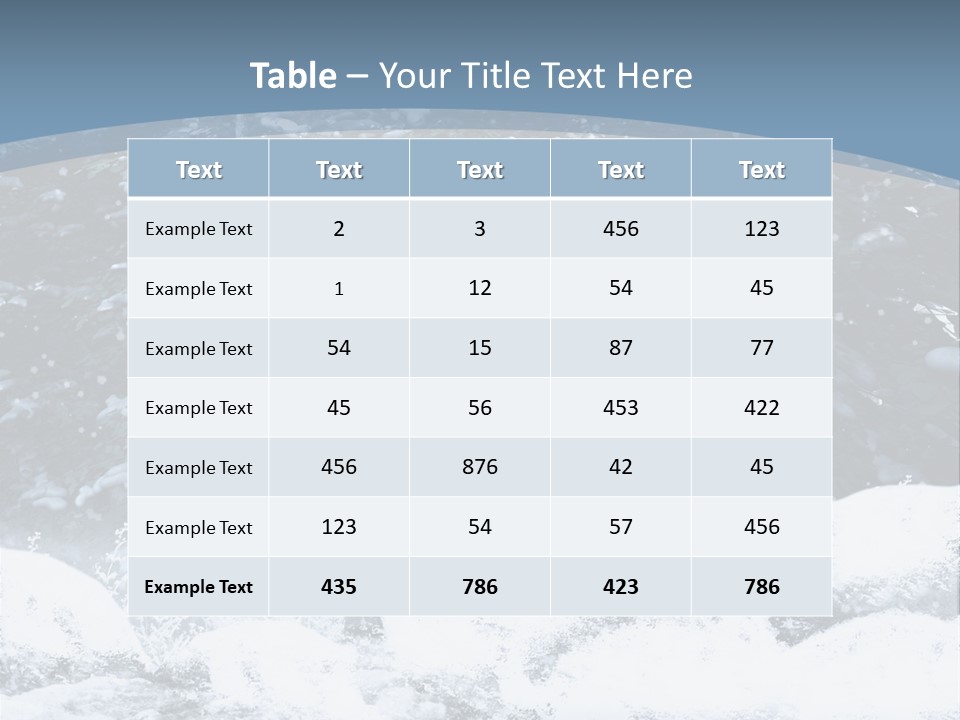 Fantasy Snowy Forest PowerPoint Template
