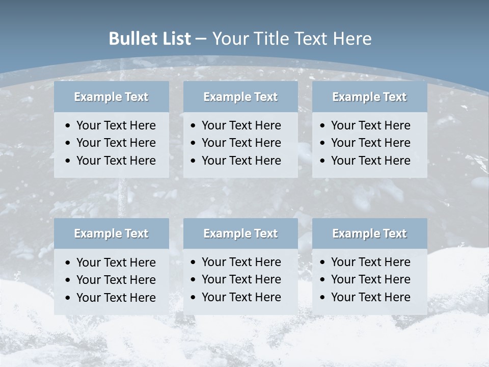 Fantasy Snowy Forest PowerPoint Template