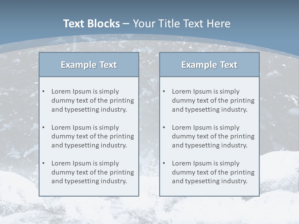 Fantasy Snowy Forest PowerPoint Template