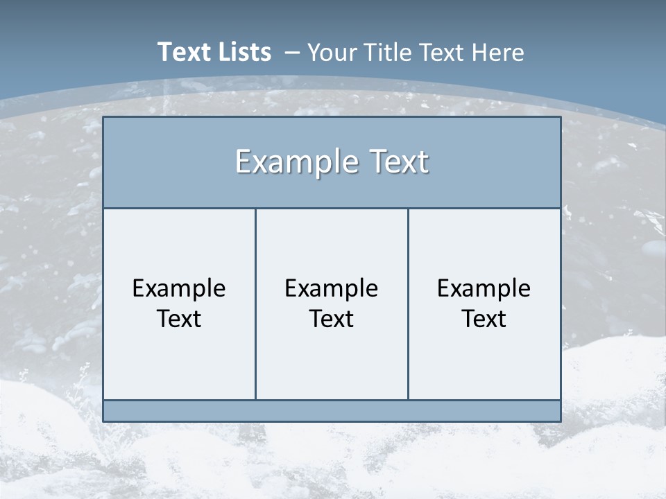 Fantasy Snowy Forest PowerPoint Template