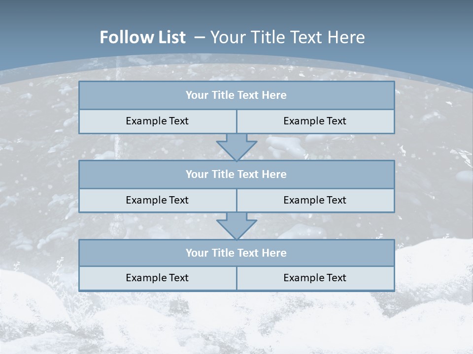 Fantasy Snowy Forest PowerPoint Template