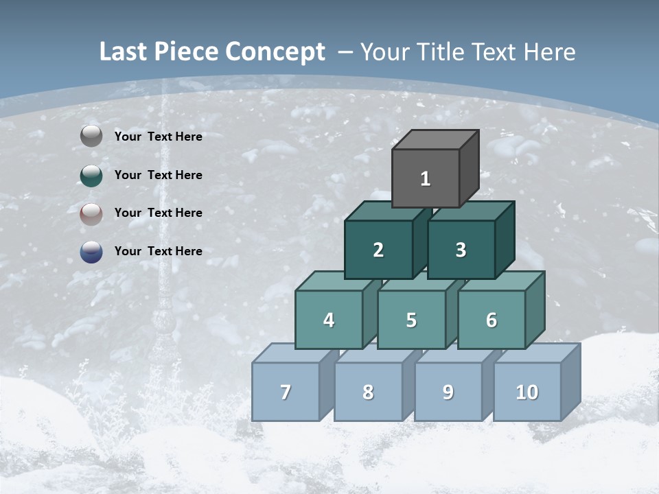 Fantasy Snowy Forest PowerPoint Template