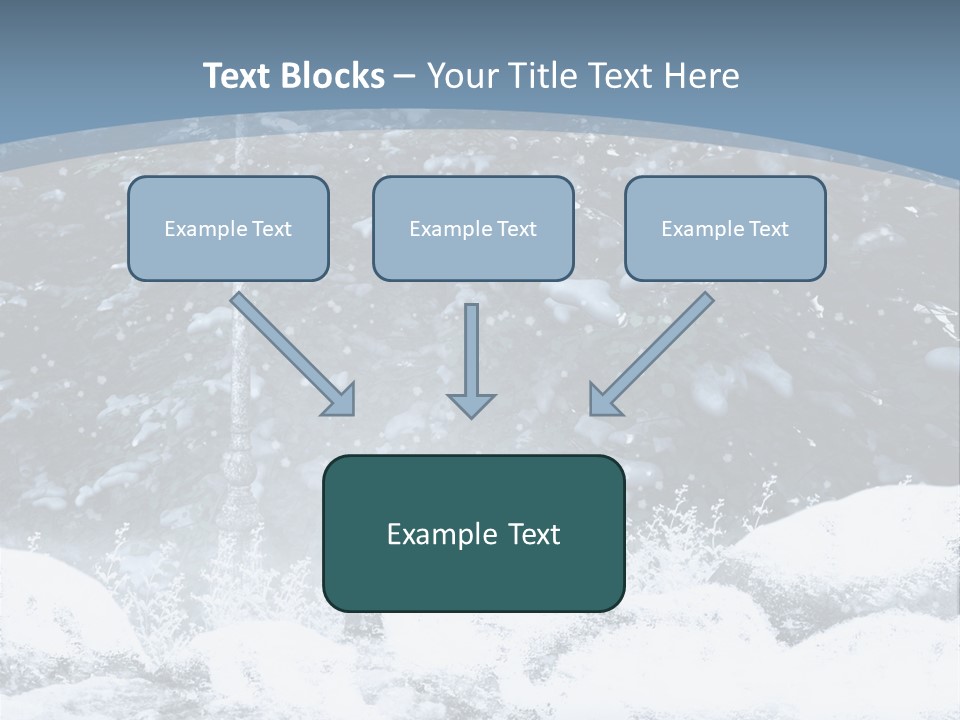 Fantasy Snowy Forest PowerPoint Template