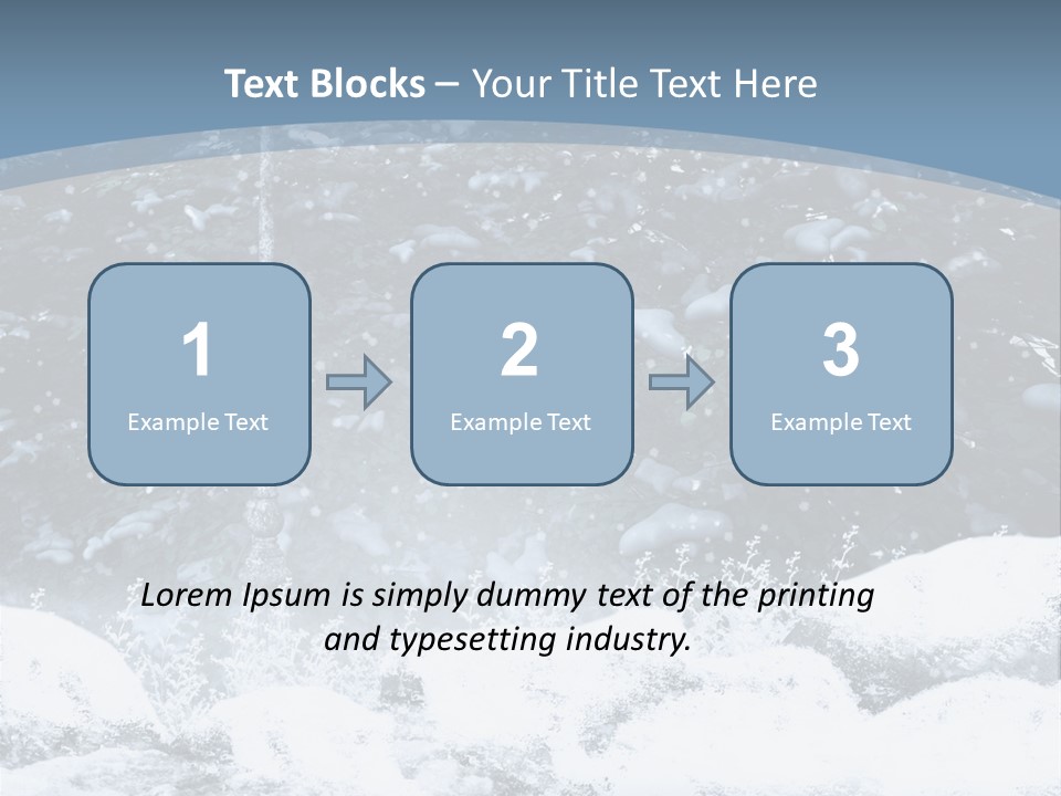 Fantasy Snowy Forest PowerPoint Template