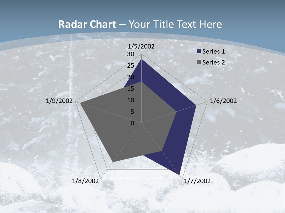 Fantasy Snowy Forest PowerPoint Template