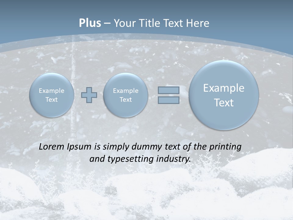 Fantasy Snowy Forest PowerPoint Template