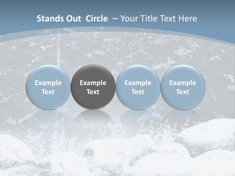 Fantasy Snowy Forest PowerPoint Template