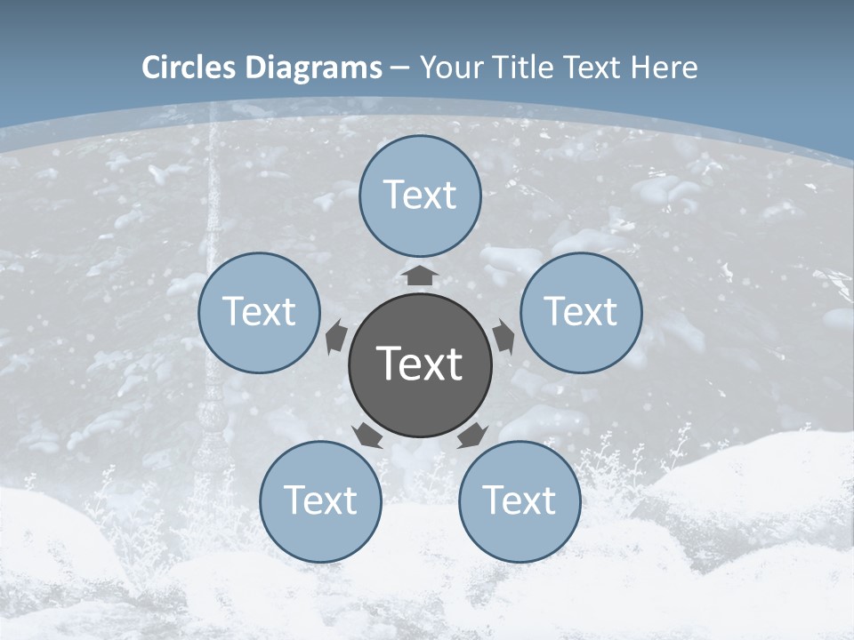 Fantasy Snowy Forest PowerPoint Template