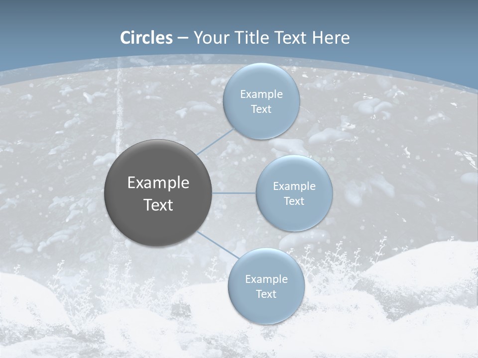 Fantasy Snowy Forest PowerPoint Template