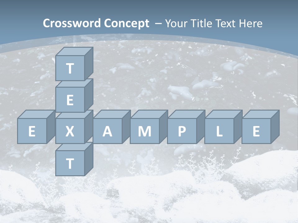 Fantasy Snowy Forest PowerPoint Template