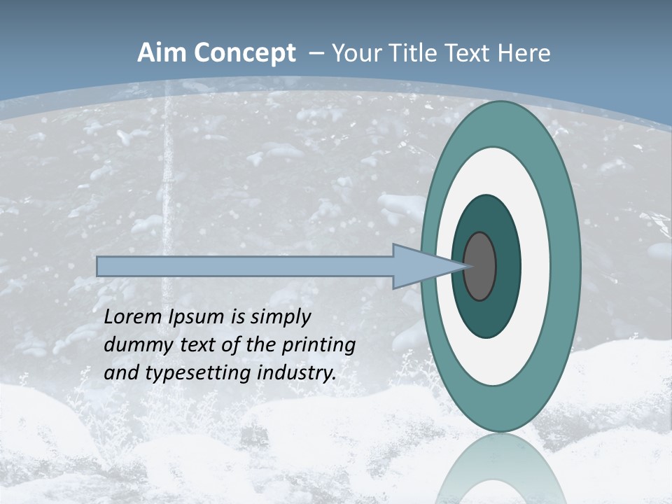 Fantasy Snowy Forest PowerPoint Template