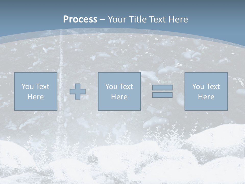 Fantasy Snowy Forest PowerPoint Template