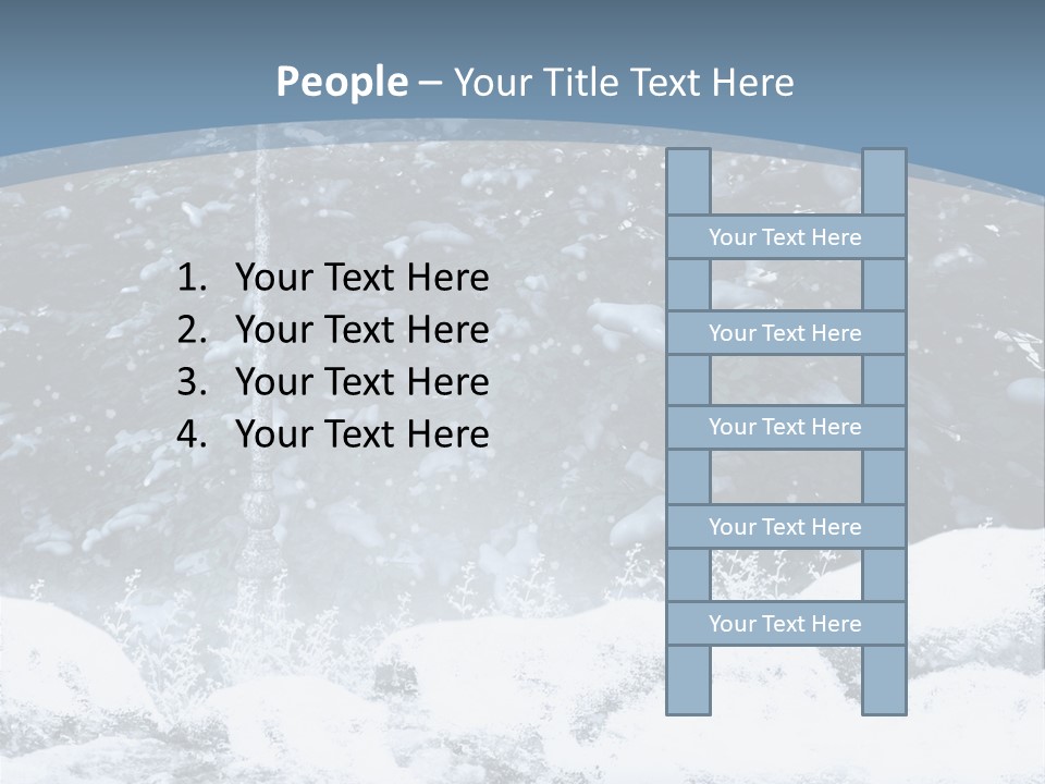 Fantasy Snowy Forest PowerPoint Template