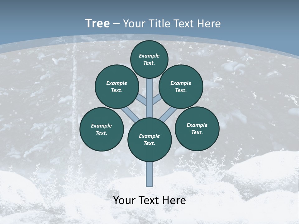 Fantasy Snowy Forest PowerPoint Template