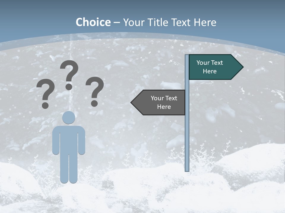 Fantasy Snowy Forest PowerPoint Template