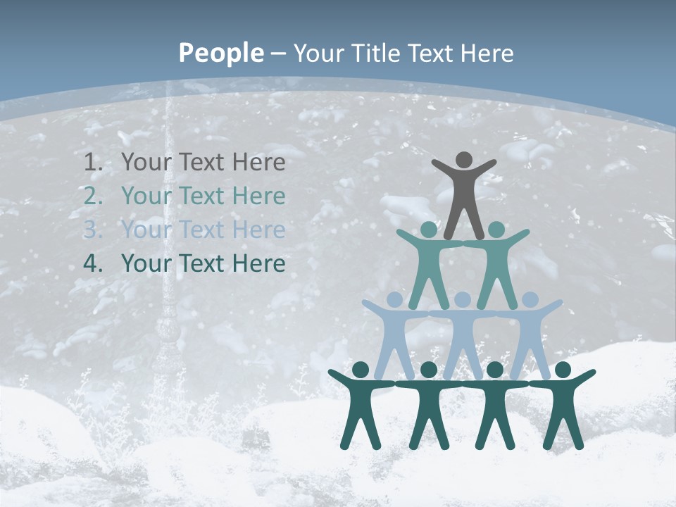 Fantasy Snowy Forest PowerPoint Template