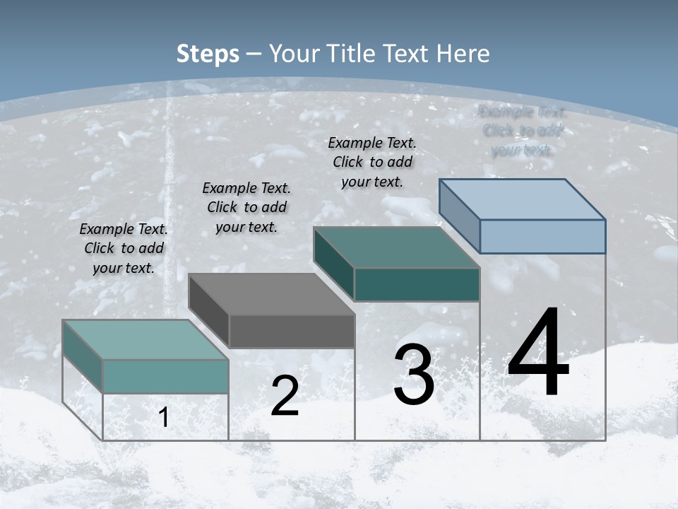 Fantasy Snowy Forest PowerPoint Template