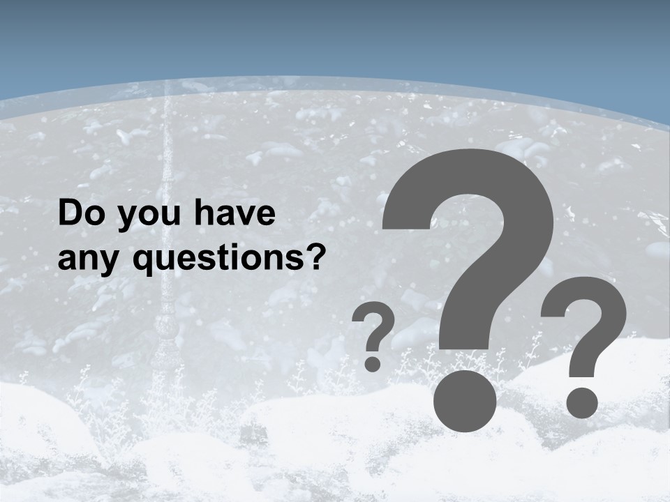 Fantasy Snowy Forest PowerPoint Template