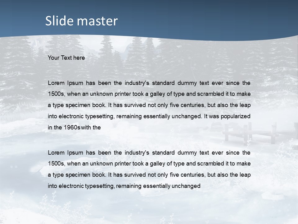 Gothic Winter PowerPoint Template