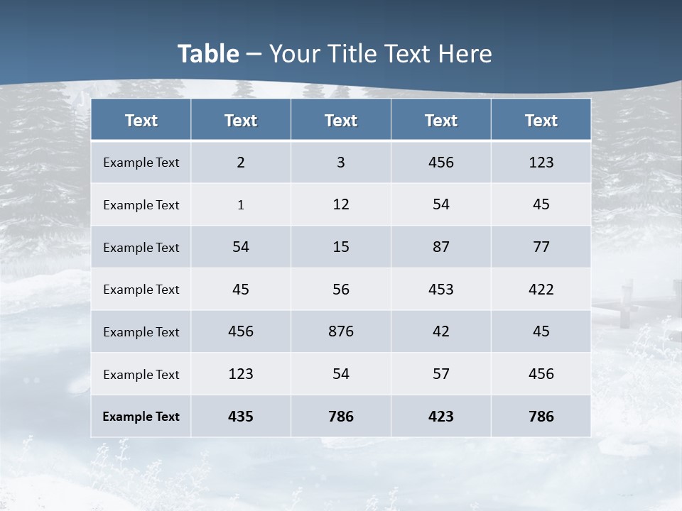 Gothic Winter PowerPoint Template