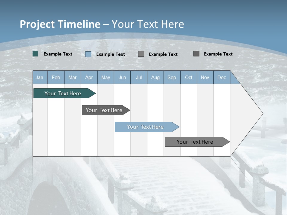 Winter Bridge PowerPoint Template