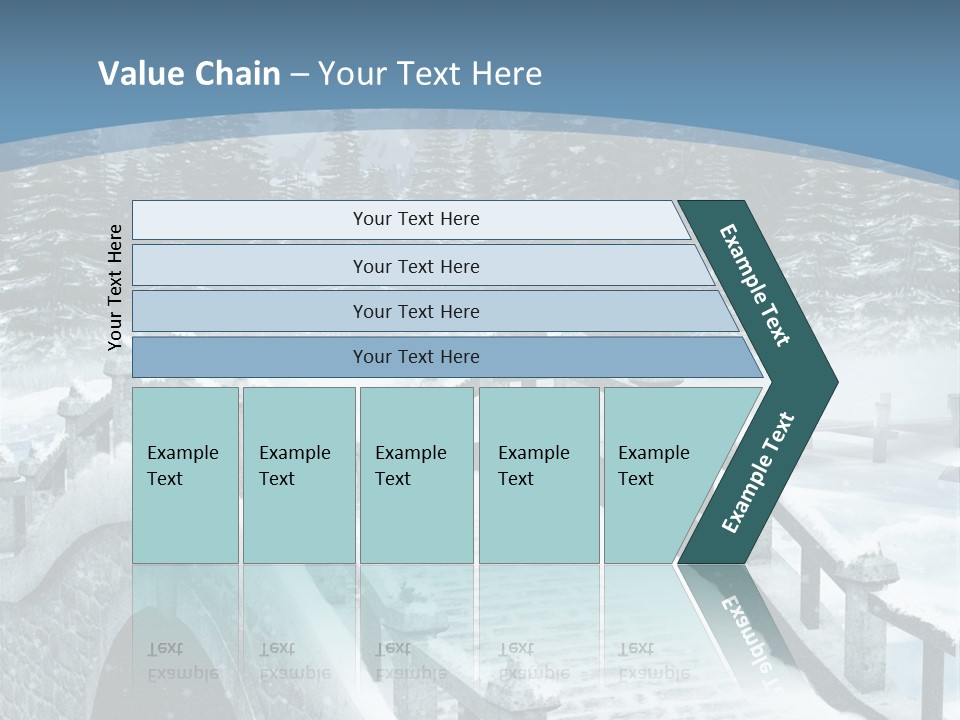 Winter Bridge PowerPoint Template