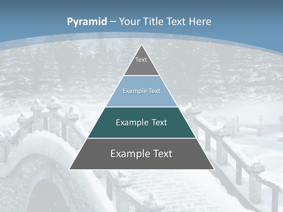Winter Bridge PowerPoint Template