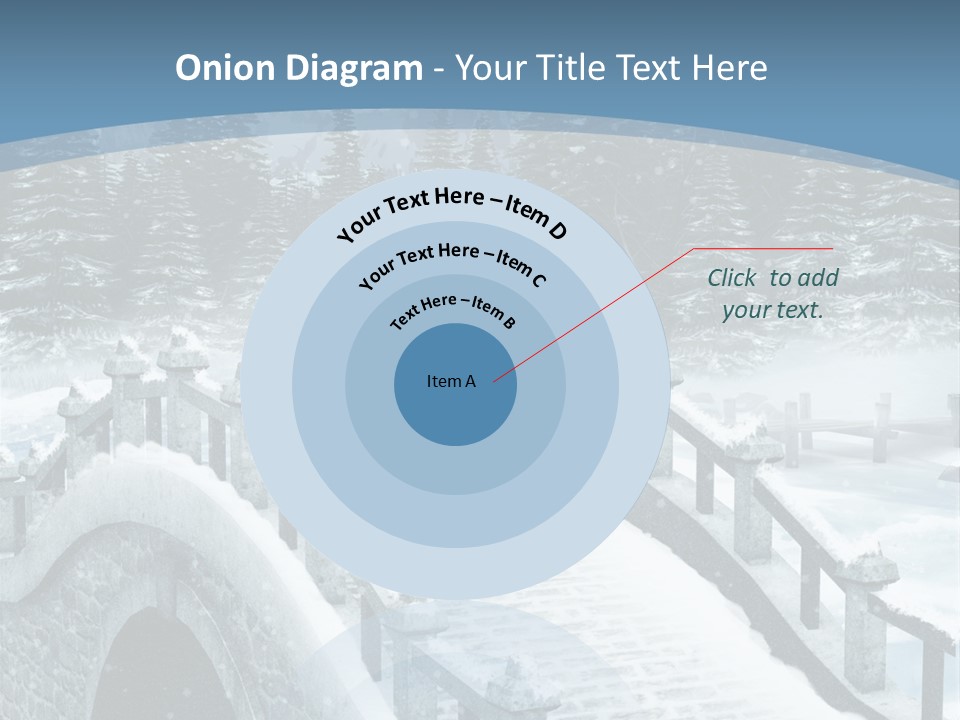Winter Bridge PowerPoint Template