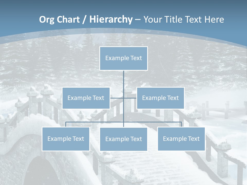 Winter Bridge PowerPoint Template