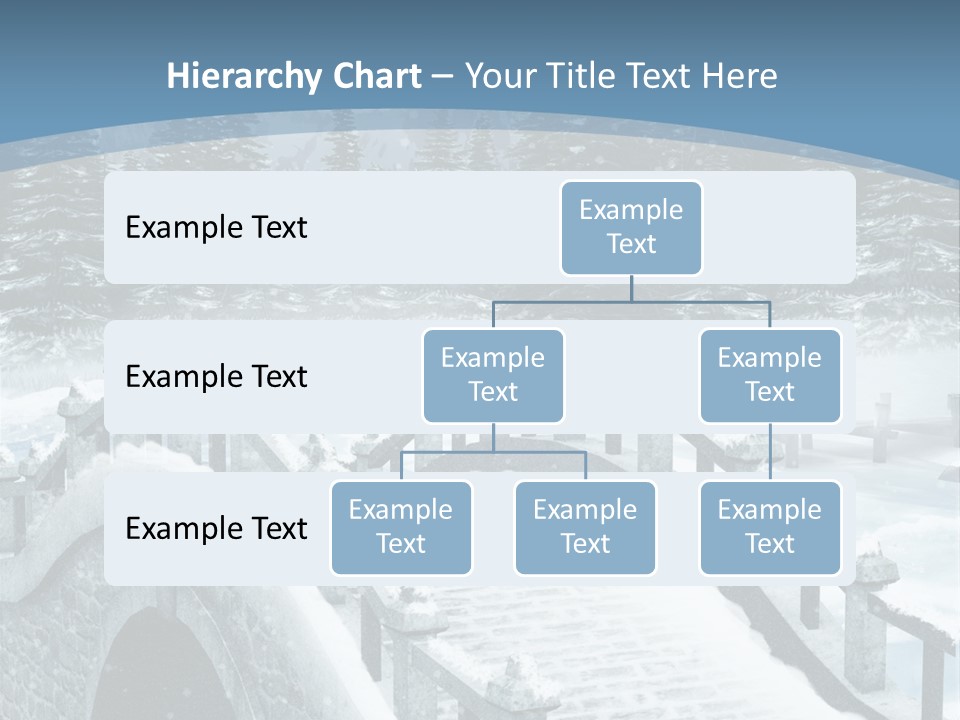 Winter Bridge PowerPoint Template