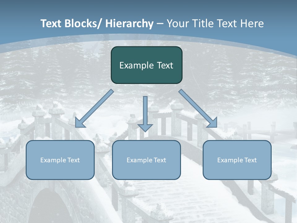 Winter Bridge PowerPoint Template