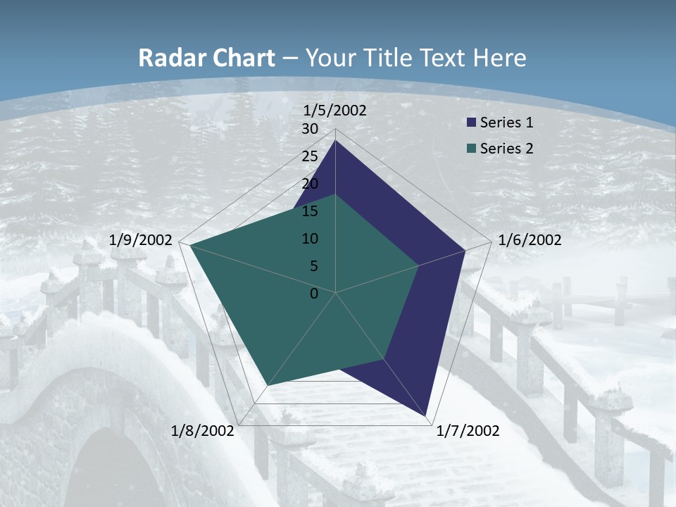 Winter Bridge PowerPoint Template