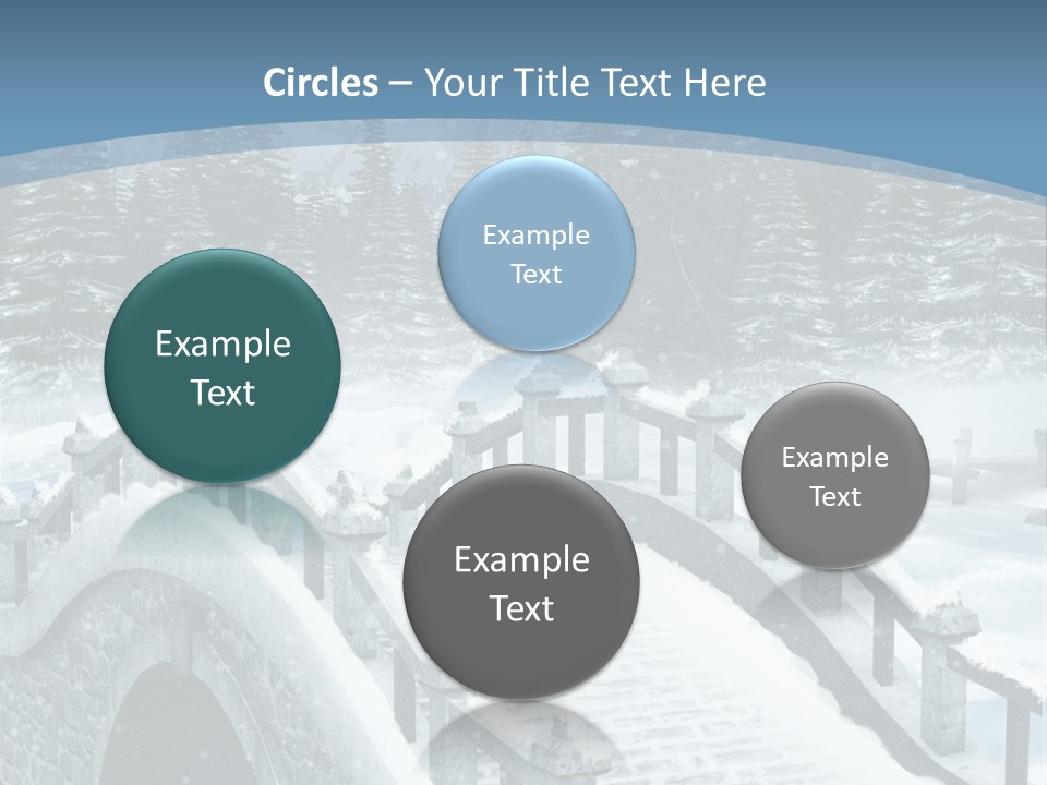 Winter Bridge PowerPoint Template