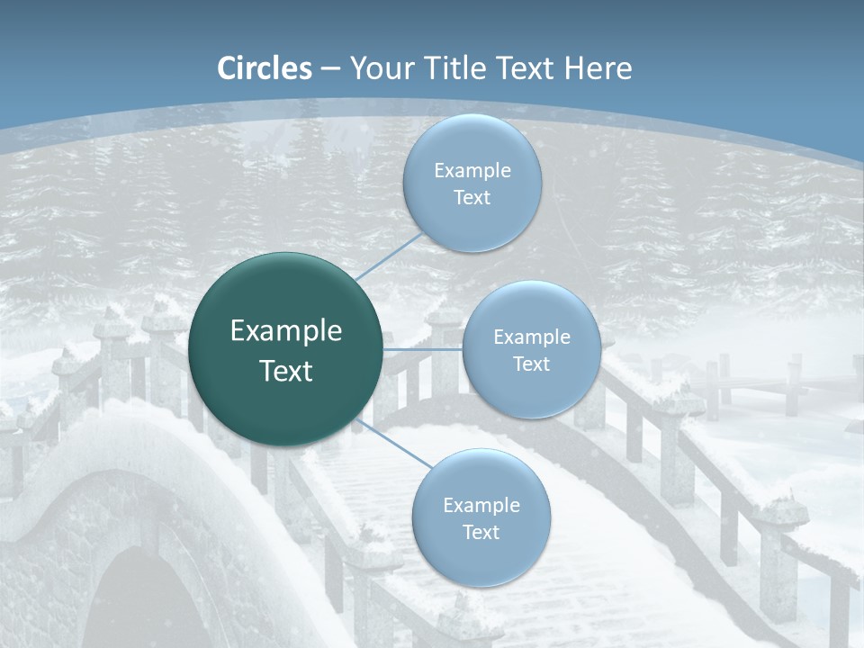 Winter Bridge PowerPoint Template