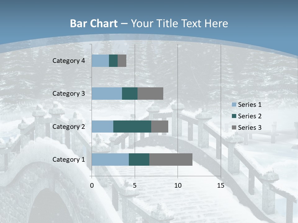 Winter Bridge PowerPoint Template