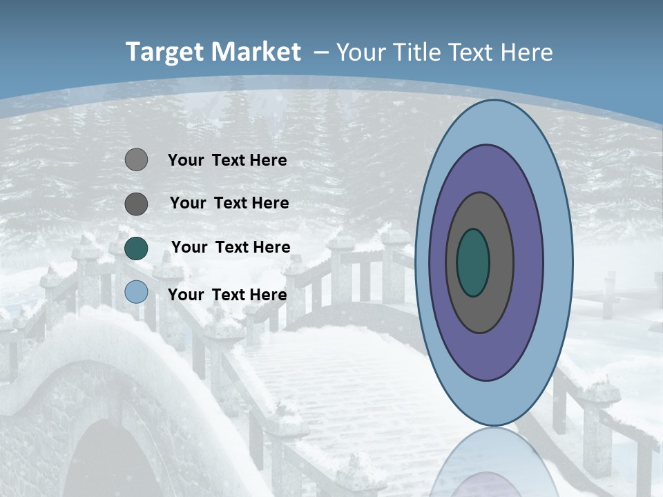 Winter Bridge PowerPoint Template