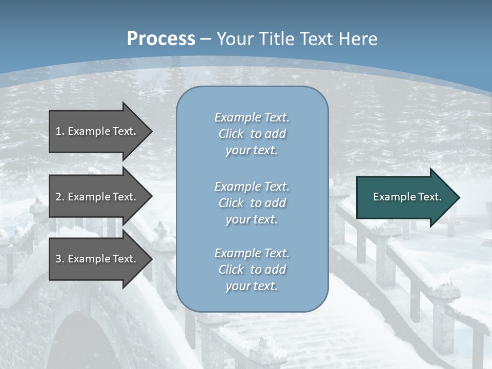 Winter Bridge PowerPoint Template