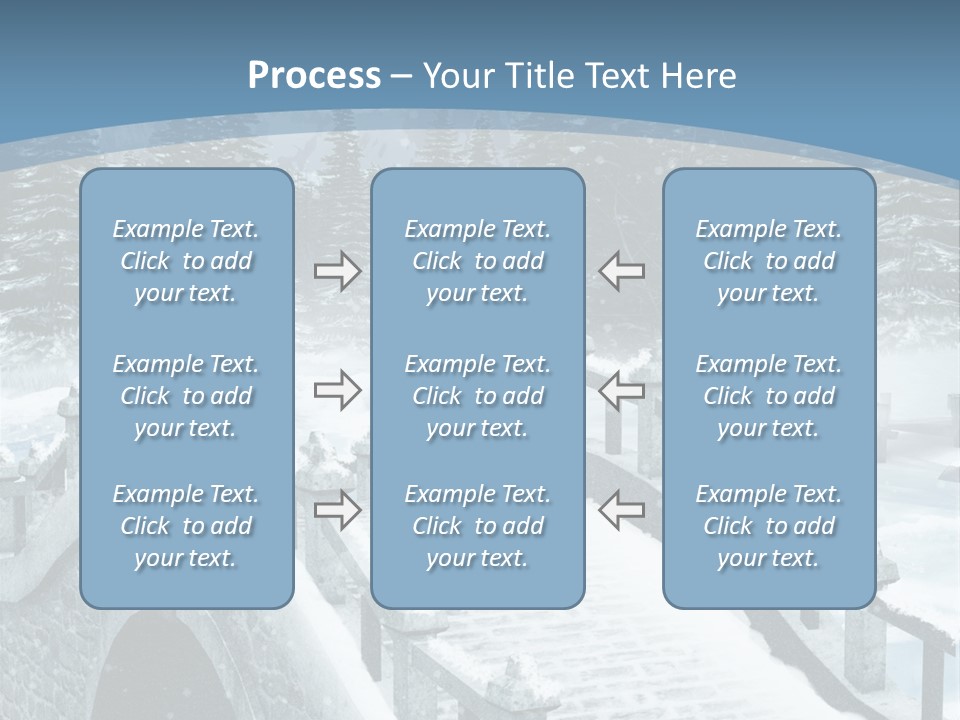 Winter Bridge PowerPoint Template