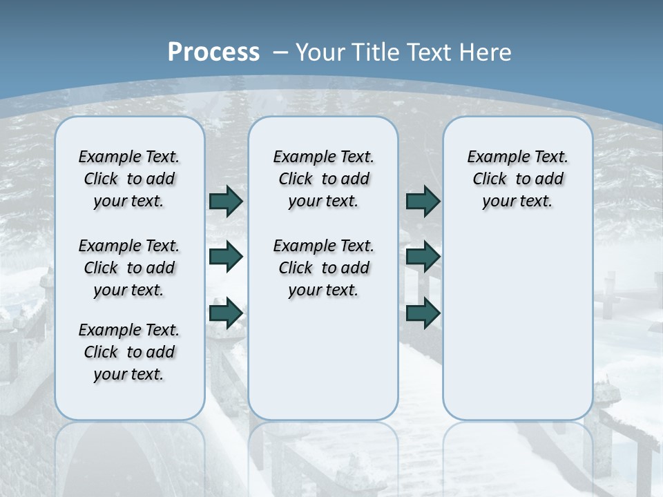 Winter Bridge PowerPoint Template