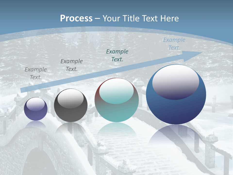 Winter Bridge PowerPoint Template