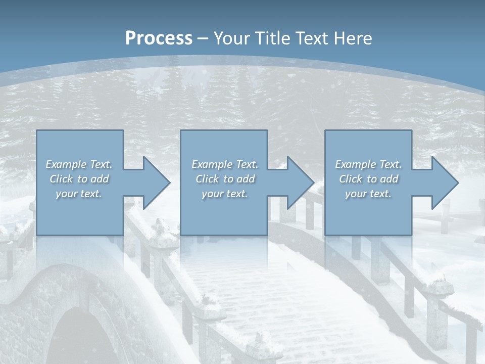 Winter Bridge PowerPoint Template