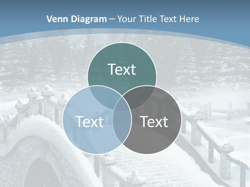 Winter Bridge PowerPoint Template