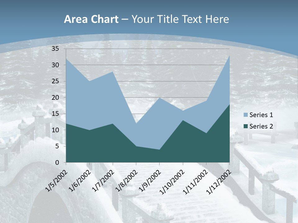 Winter Bridge PowerPoint Template