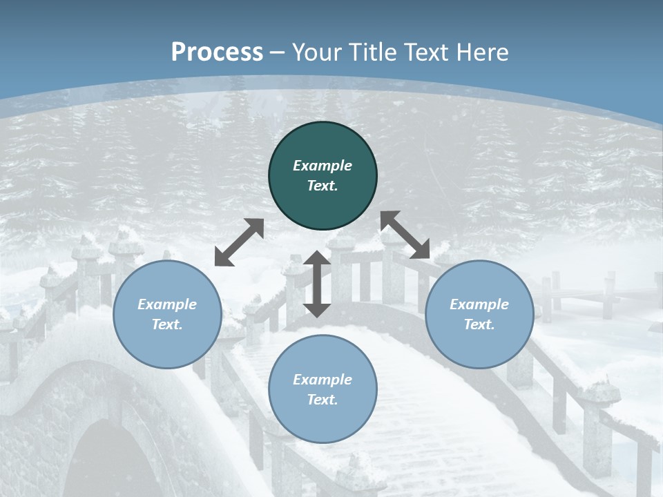 Winter Bridge PowerPoint Template