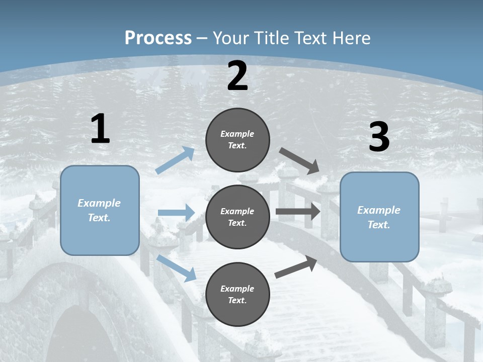 Winter Bridge PowerPoint Template