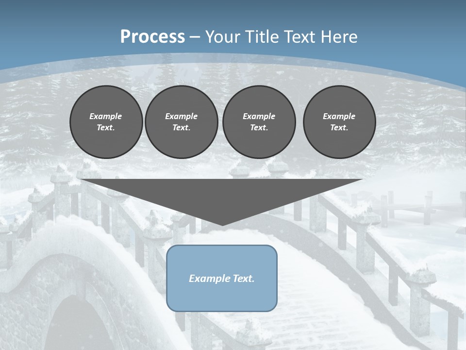 Winter Bridge PowerPoint Template