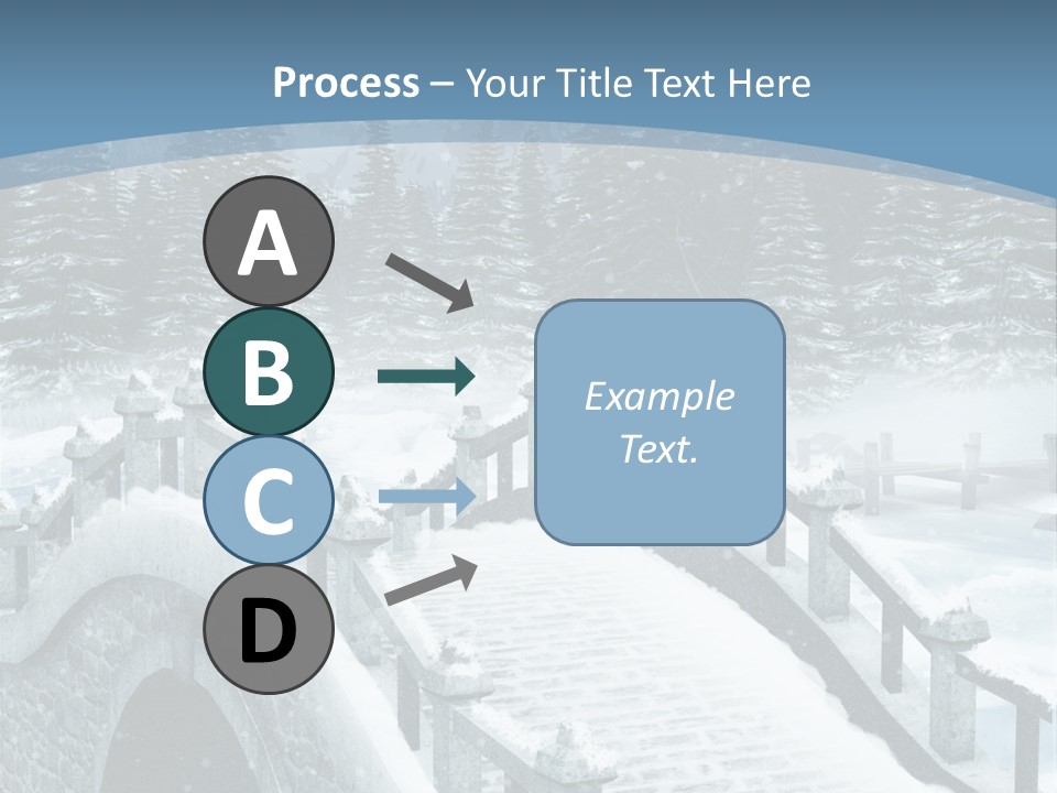 Winter Bridge PowerPoint Template