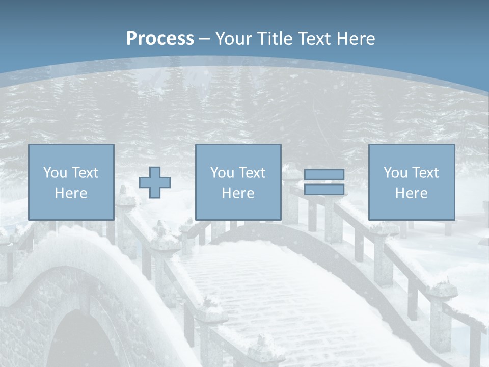 Winter Bridge PowerPoint Template