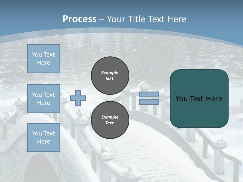Winter Bridge PowerPoint Template