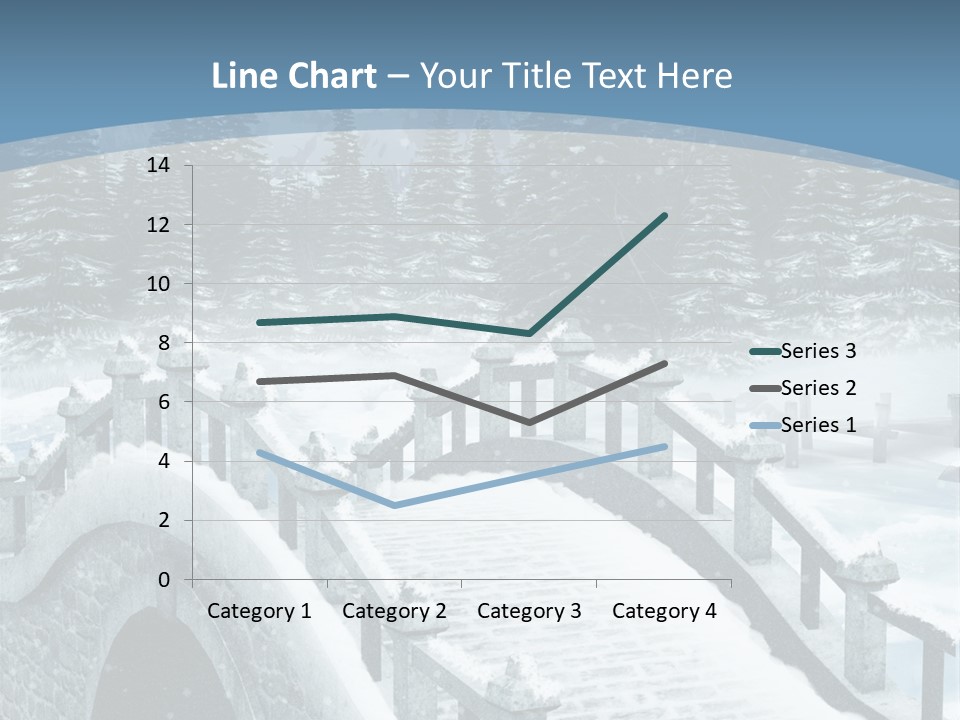 Winter Bridge PowerPoint Template